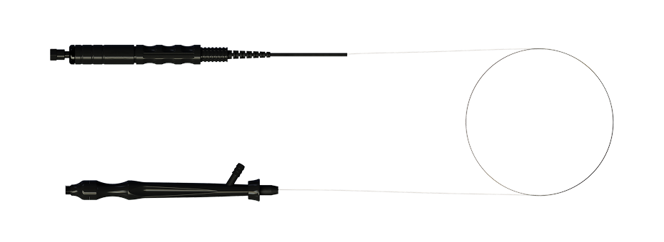 Fibra óptica com conector SMA